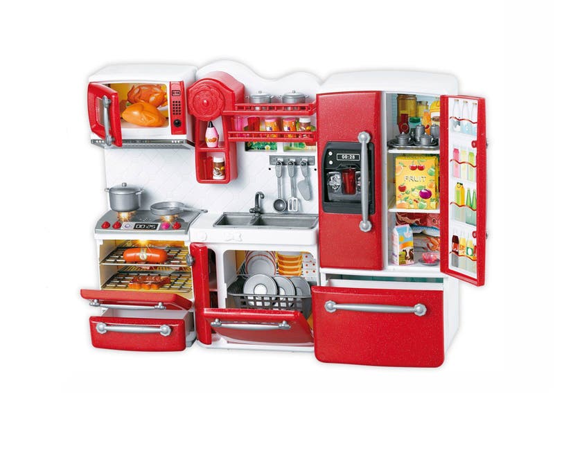 Minikjøkken med lys og musikk