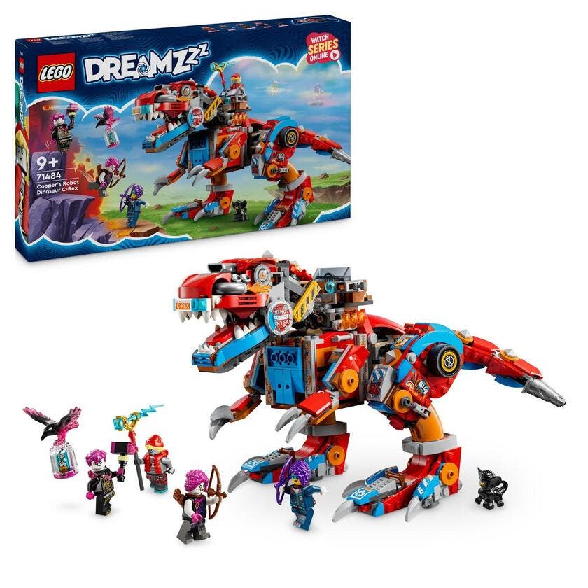 LEGO DREAMZzz 71484, Coopers robotdinosaur C-Rex