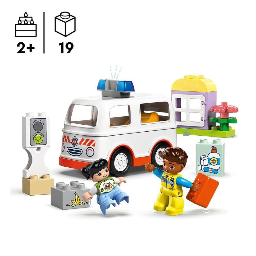 LEGO DUPLO Town 10447, Ambulanse og fører