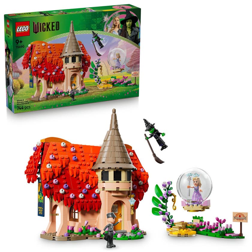 LEGO Wicked 75690, Glinda & Elphaba besøker Munchkinland