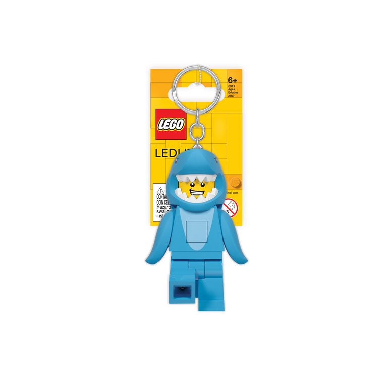 LEGO ICONIC, SHARK SUIT GUY Nøkkelring med LED-lys