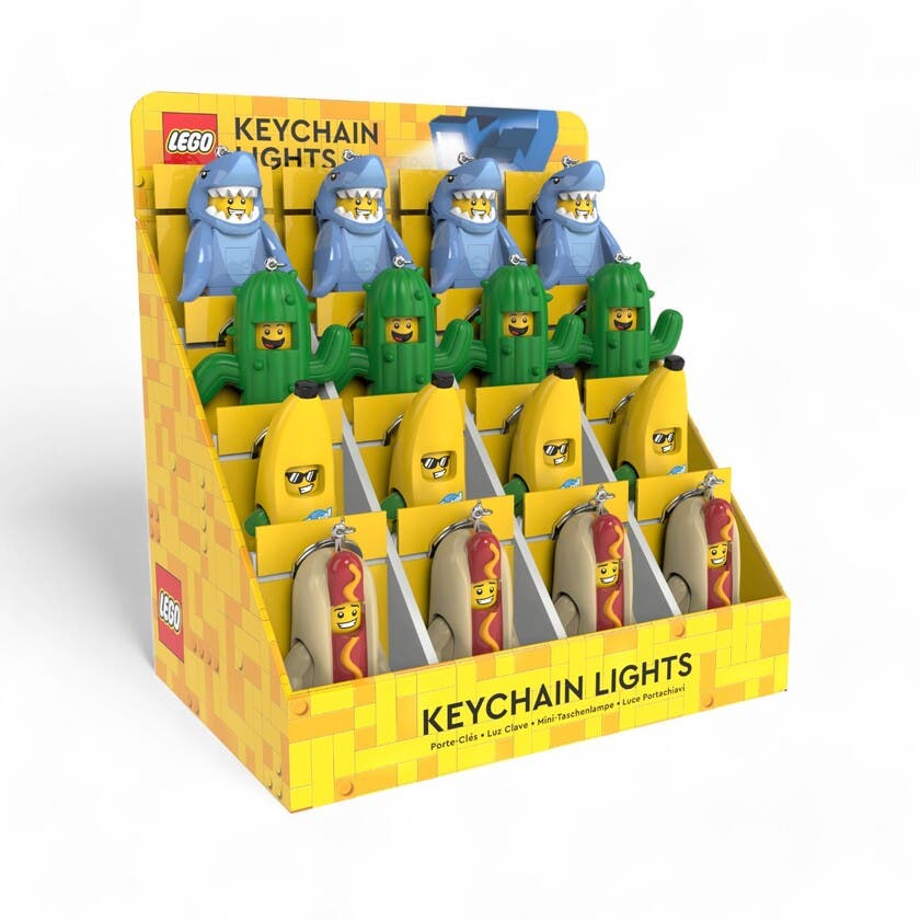 LEGO® Minifigurer Nøkkelring med lys