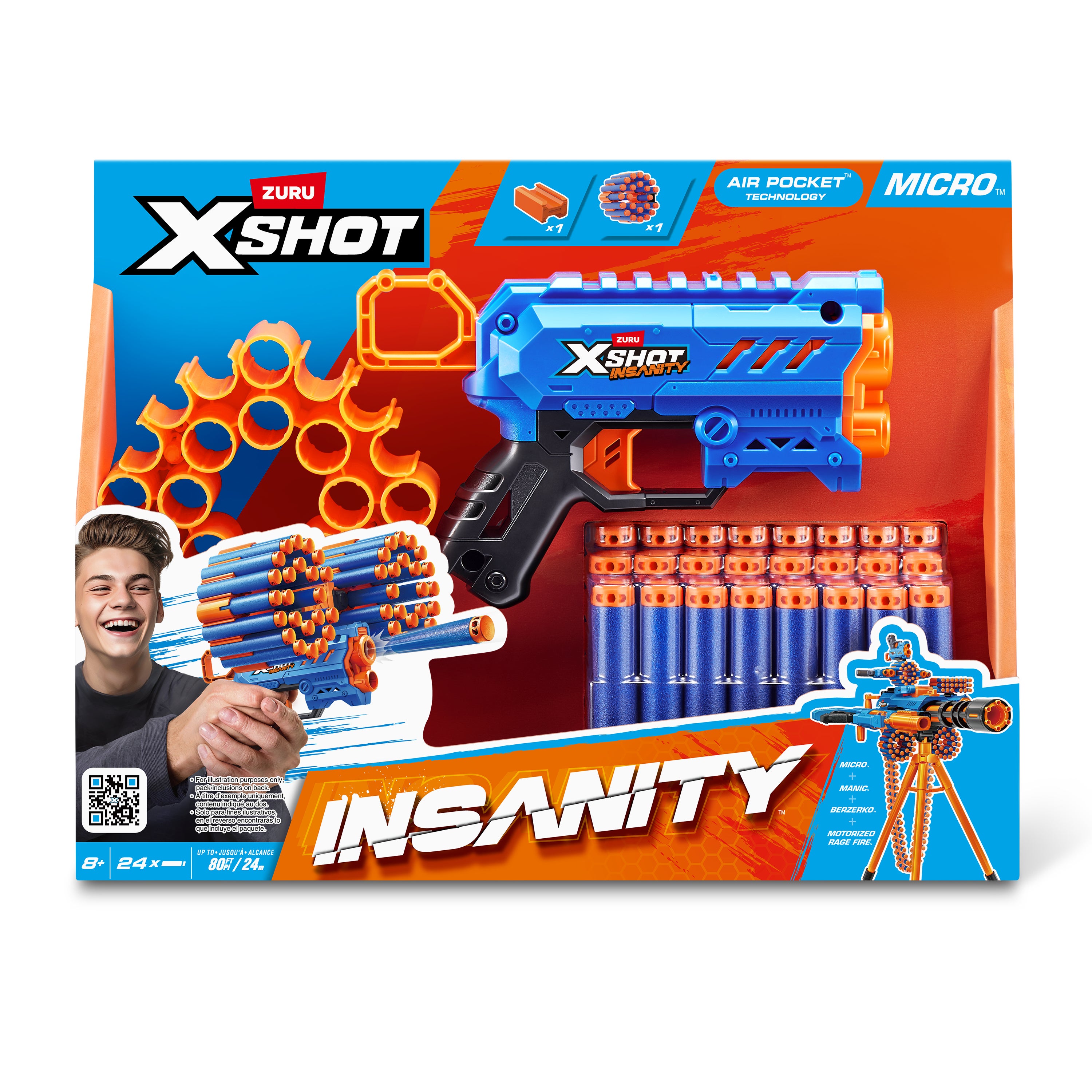 XSHOT Insanity Micro Blaster Skumpistol