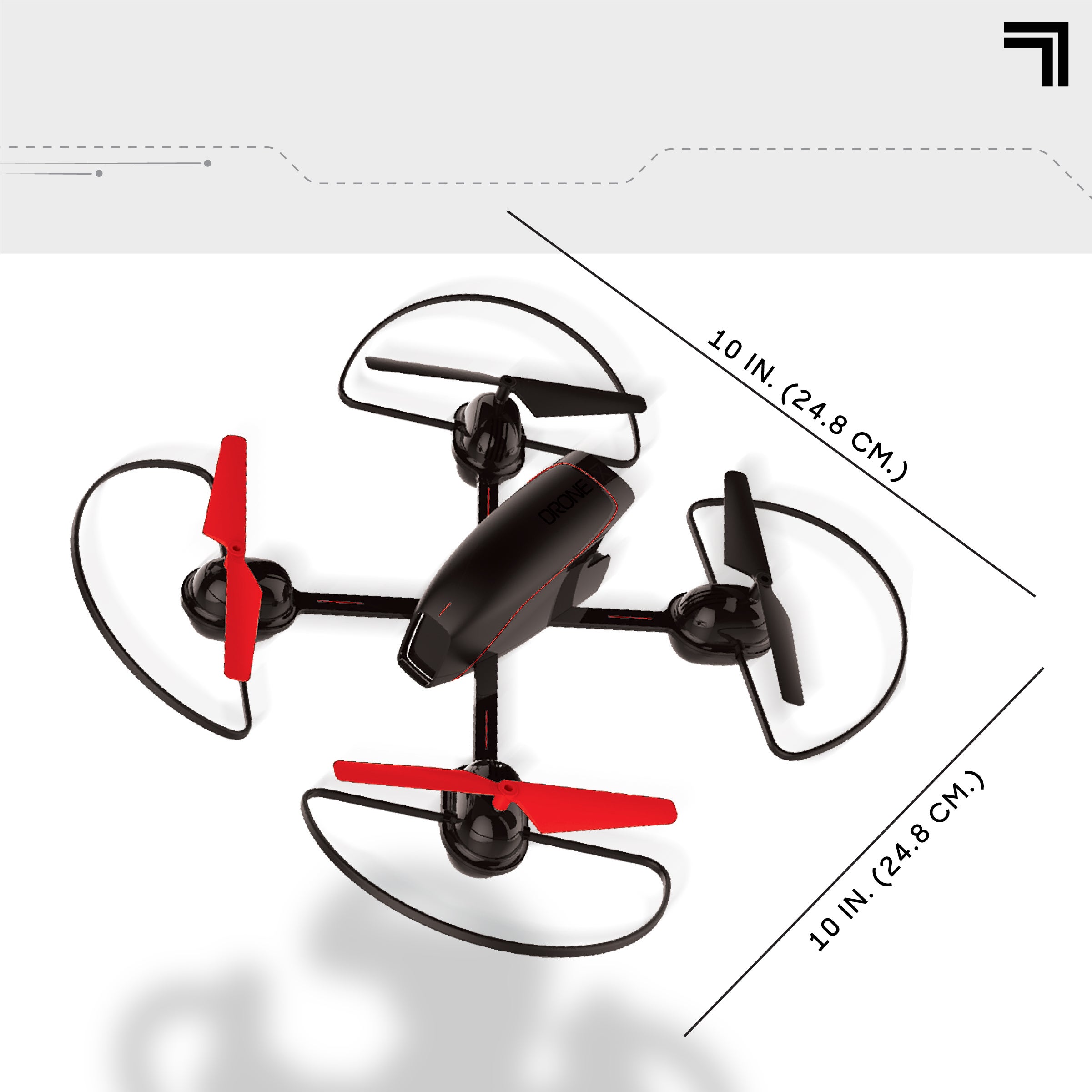 Sharper Image Mach 10, videodrone med kamera