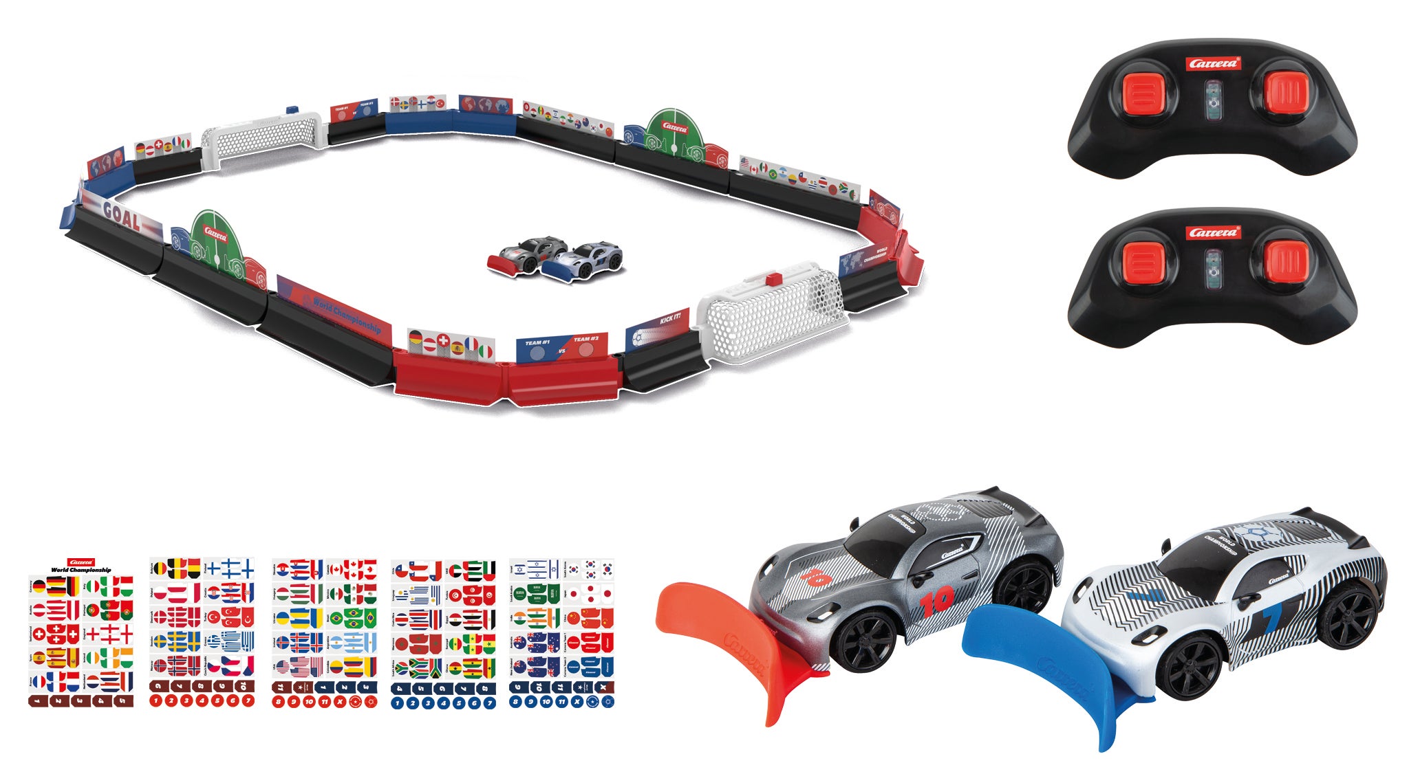 Carrera RC World Championship Soccer Set – fjernstyrt fotball for to spillere