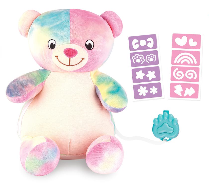 Designbamse 28 cm med magisk lampe
