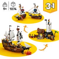 LEGO® Creator 3-i-1 Ikonisk sjørøverskute 31387