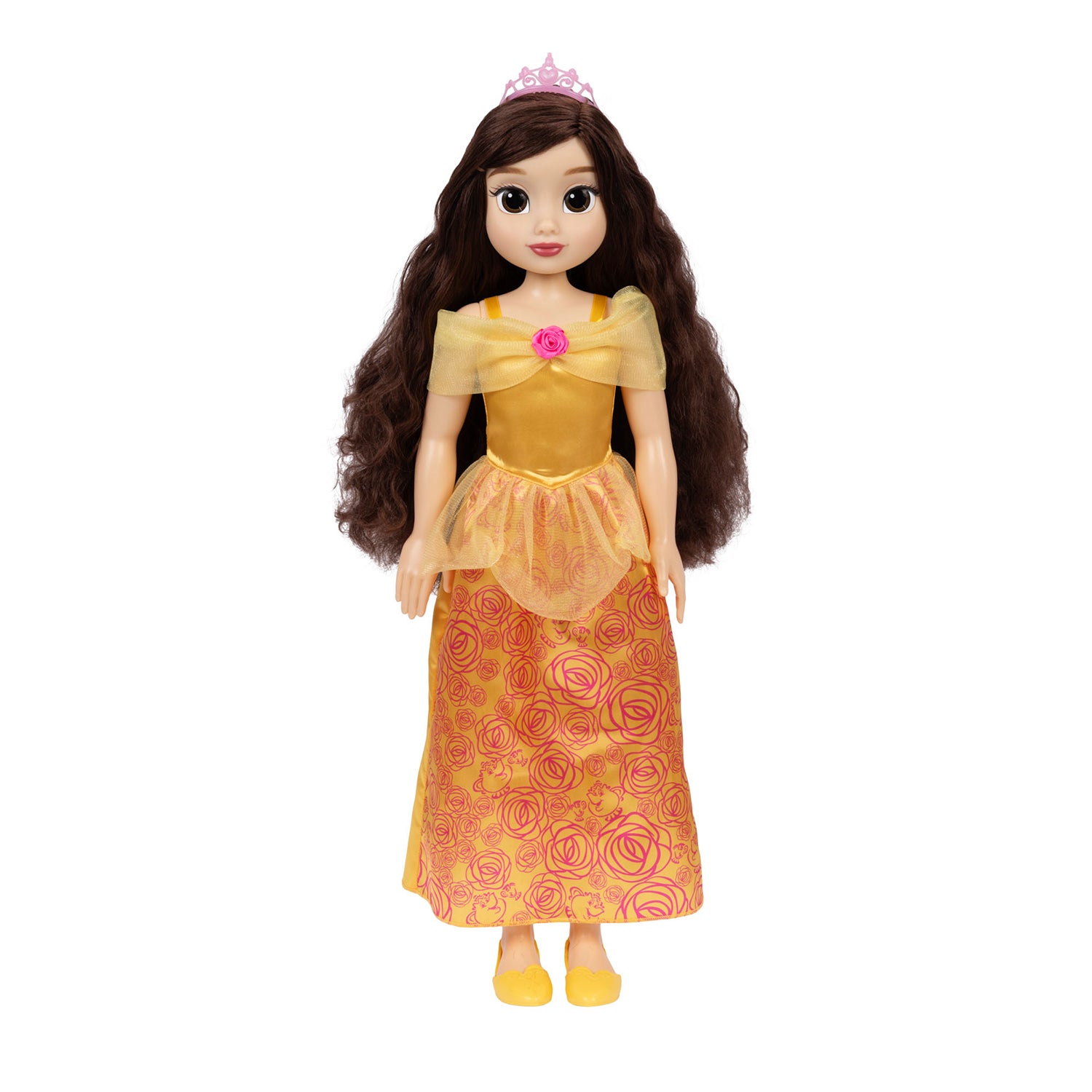 Disney Playtime Belle-dukke 71 cm med børste