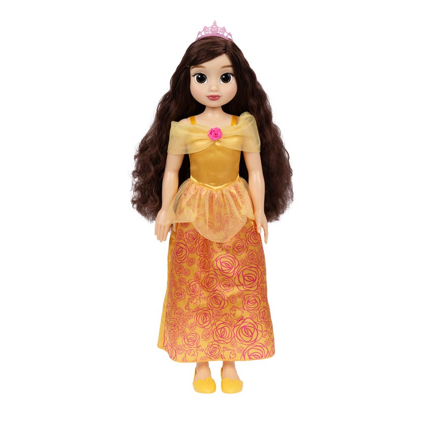 Disney Playtime Belle-dukke 71 cm med børste