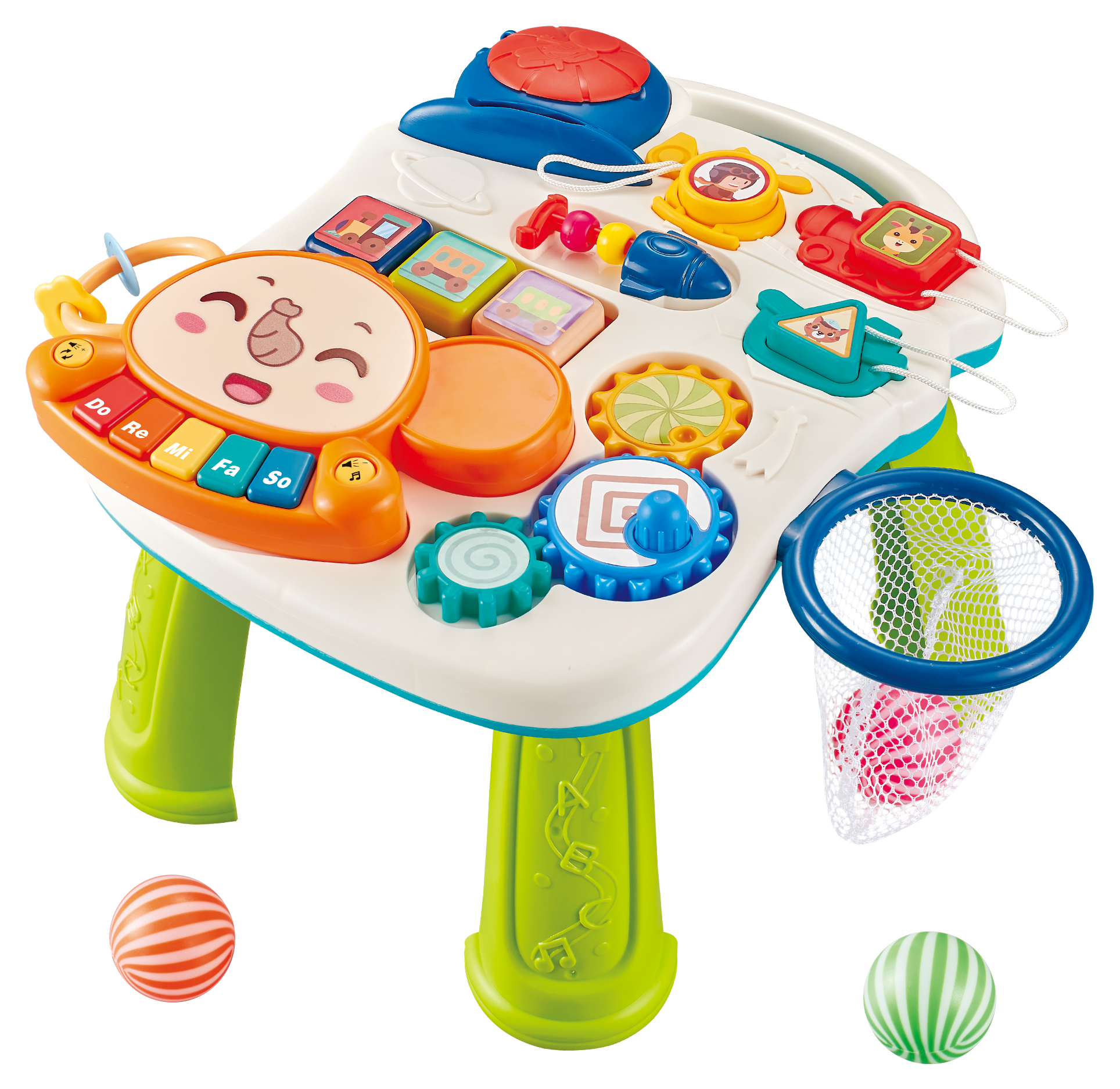 KID, gåvogn og aktivitetsbord