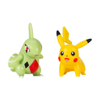 Pokemon Battle Disc Showdown Pikachu vs Larvitar