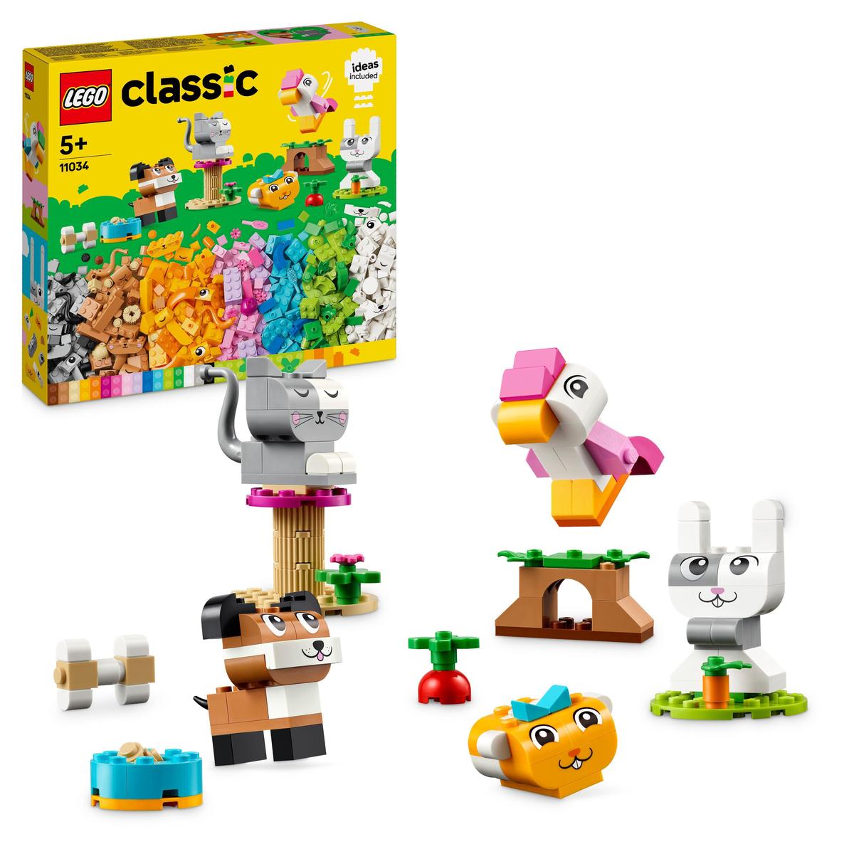 LEGO Classic 11034, Kreative kjæledyr