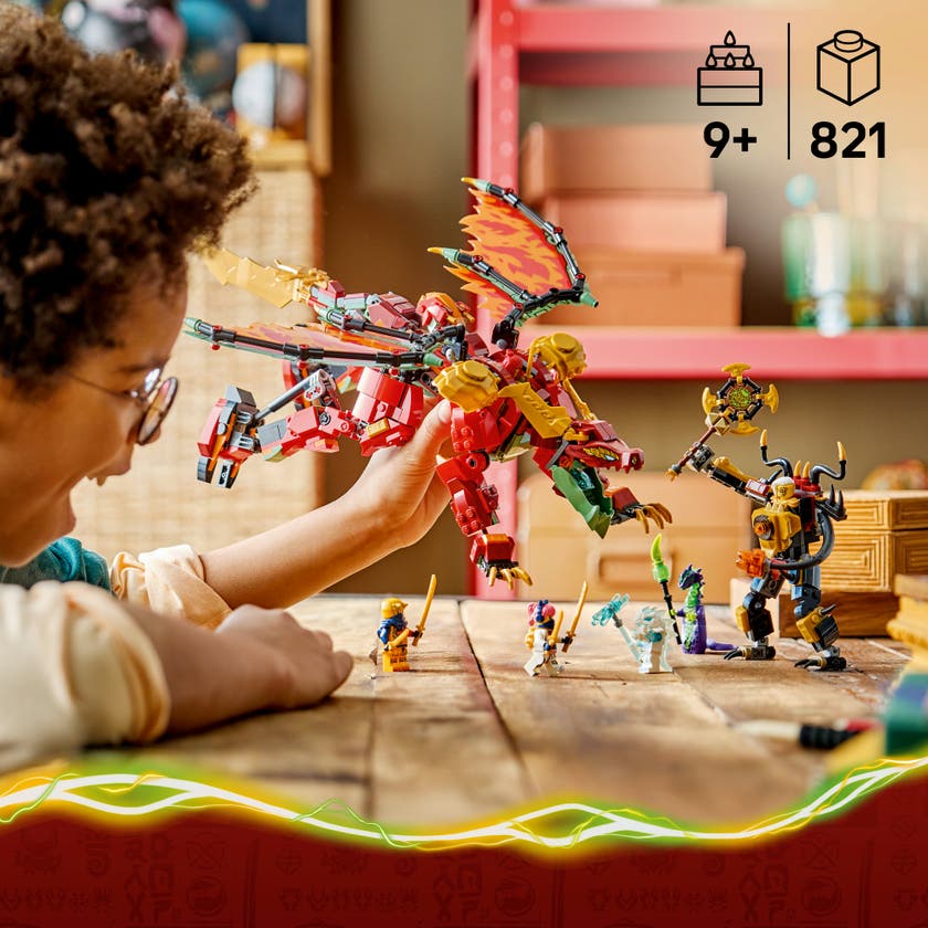 LEGO® NINJAGO® Wyldfyres forvandlingsdragerobot 71868
