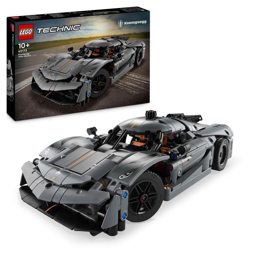 LEGO Technic 42173, Koenigsegg Jesko Absolut grå hyperbil