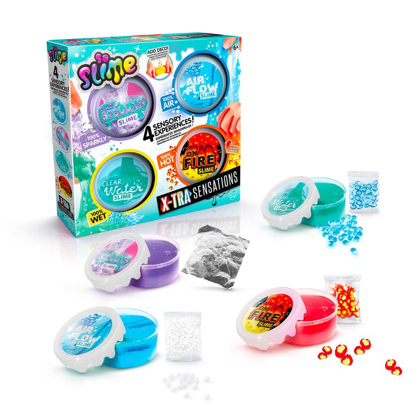 So Slime X-Tra Sensations 4-pakning
