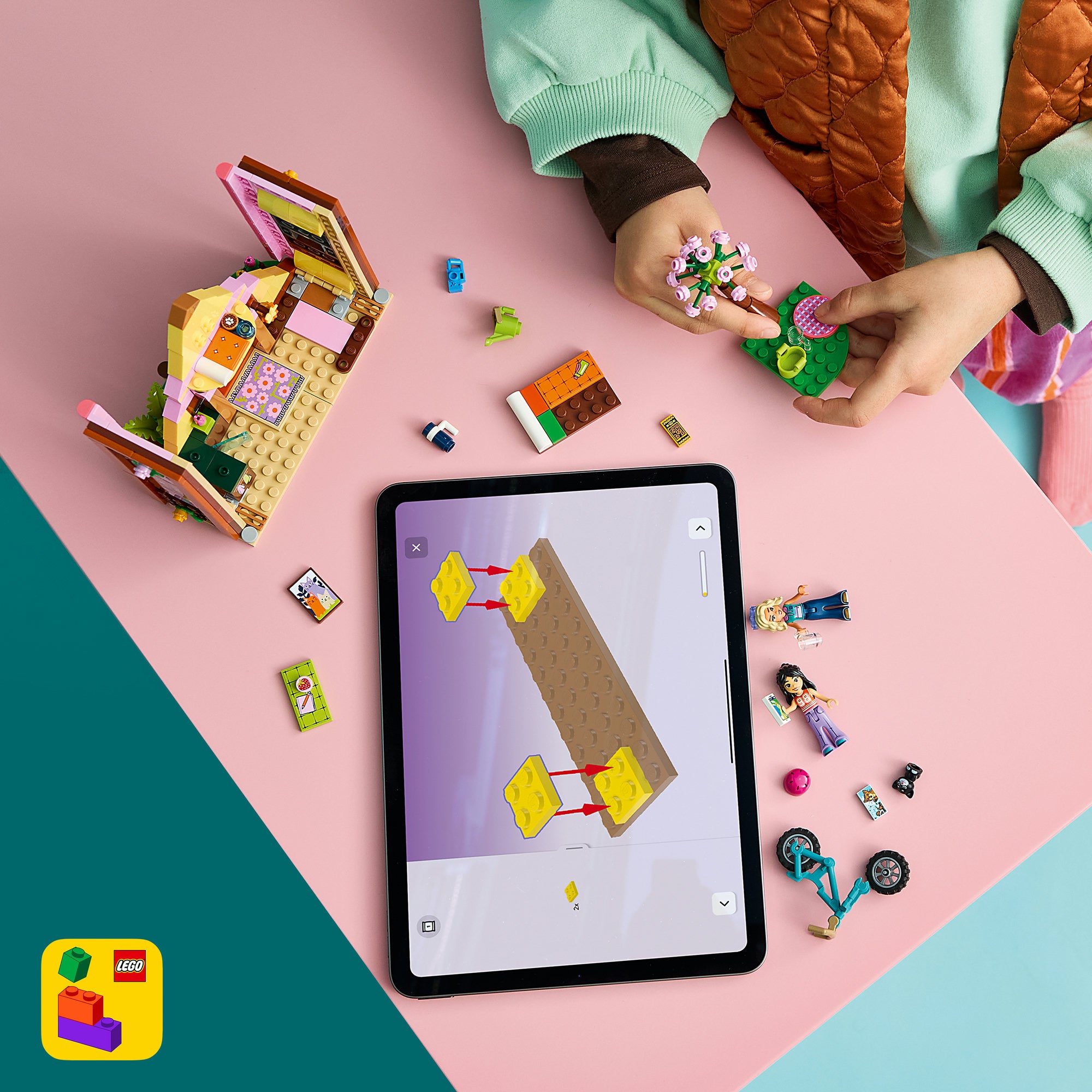 LEGO® Friends Glamping-hyttetur, byggeleke 42682