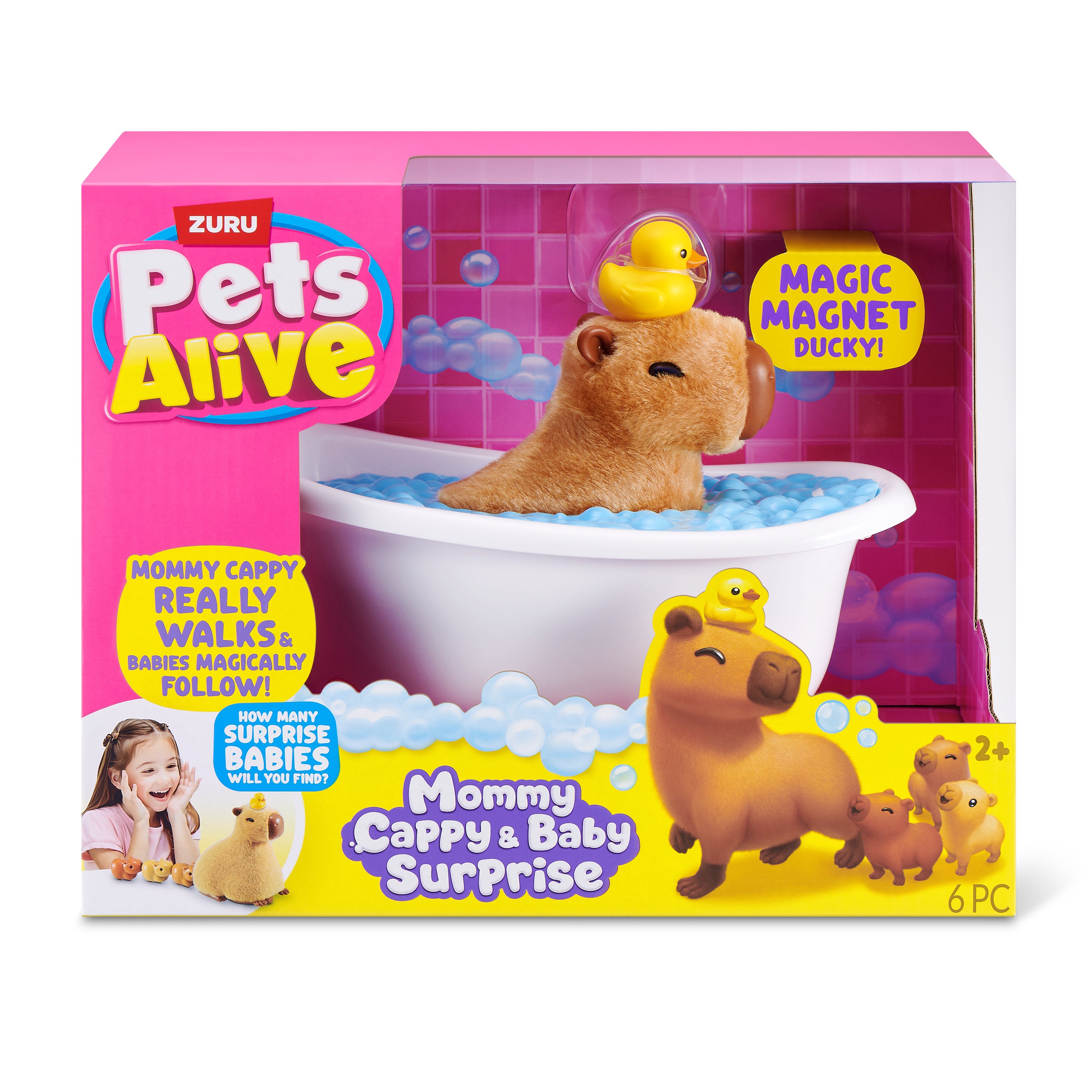 Pets Alive Mommy Cappy & Baby Surprise Kosedyr