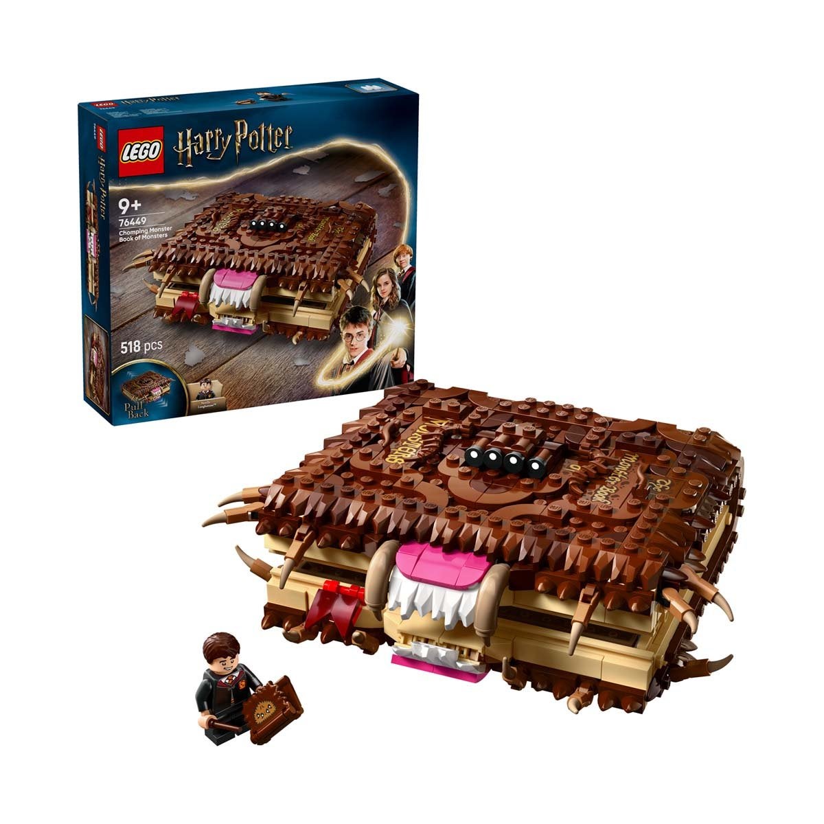 LEGO Harry Potter 76449, Den tyggete Monsterboken om monstre