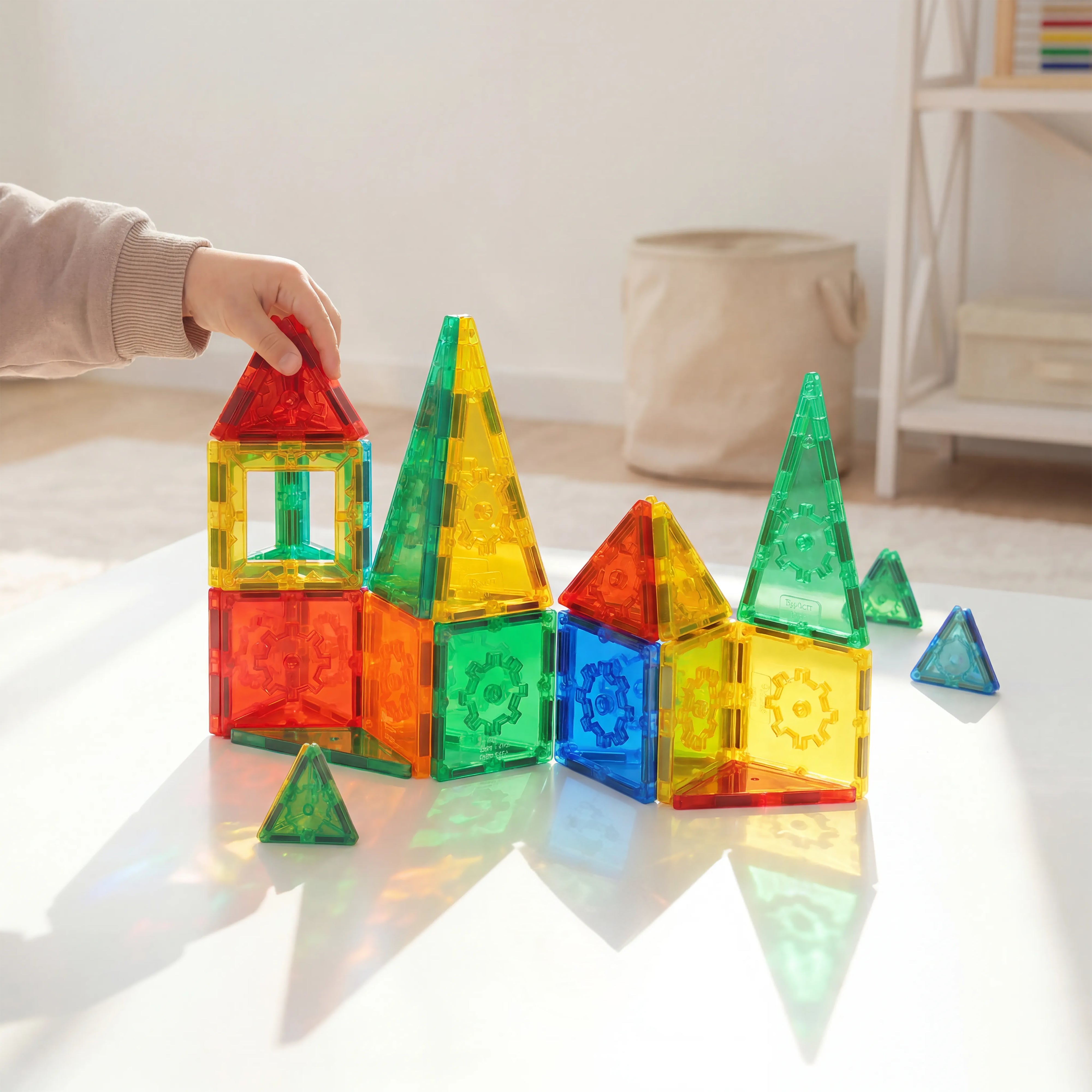 TYTAN Magnetic Tiles - 25 magnetiske byggbrikker