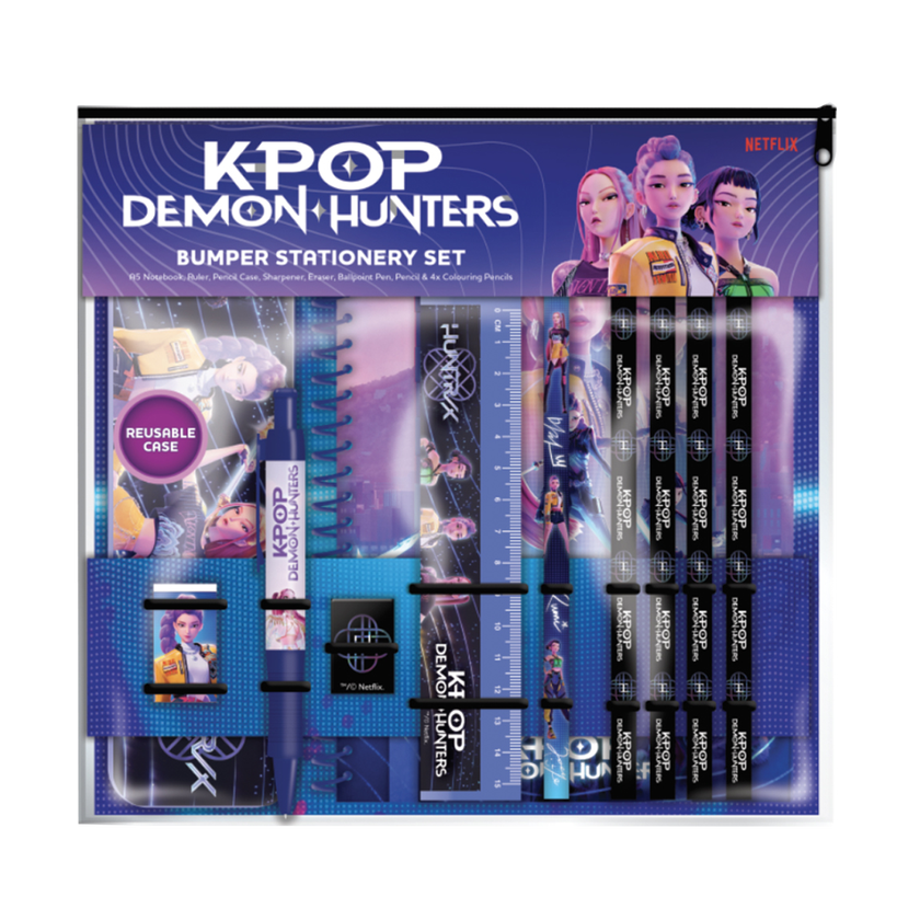 KPop Demon Hunters Skrivset med notatbok