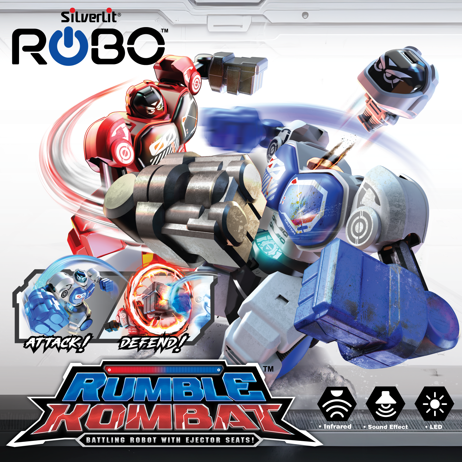 Silverlit Rumble Kombat radiostyrt stridsroboter