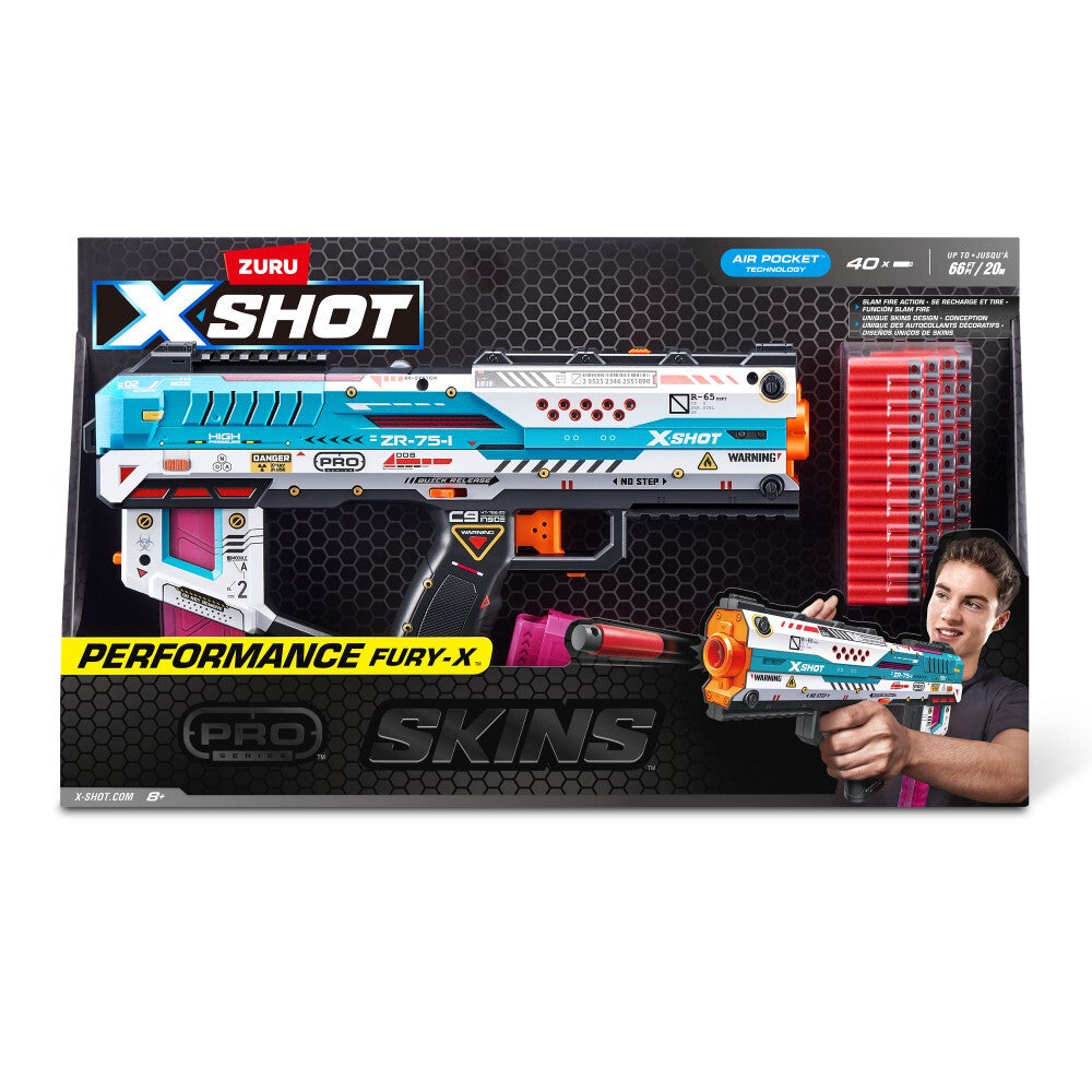 XSHOT SKINS Pro Series Fury-X Blaster med 40 piler