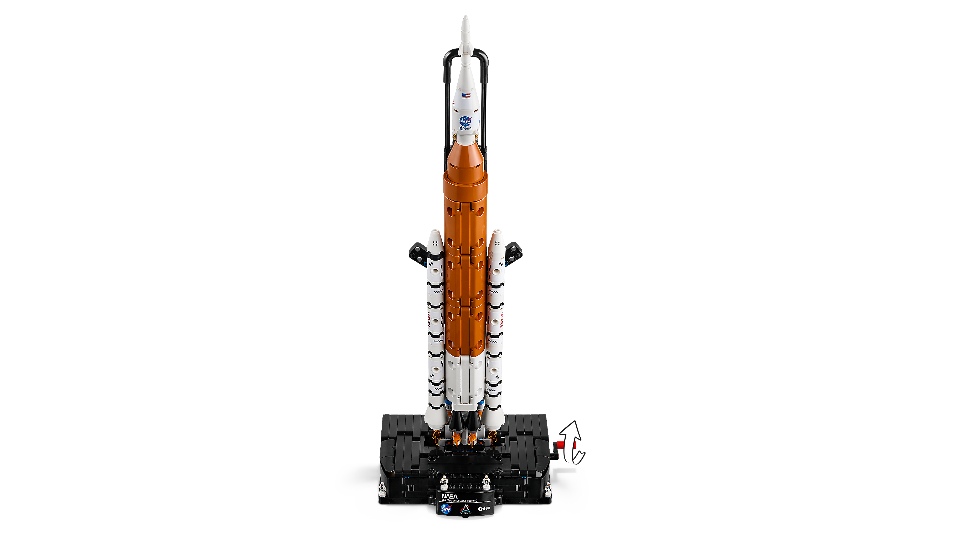  LEGO® Technic NASA Artemis SLS-rakett. Modellsett av rakett med boostere