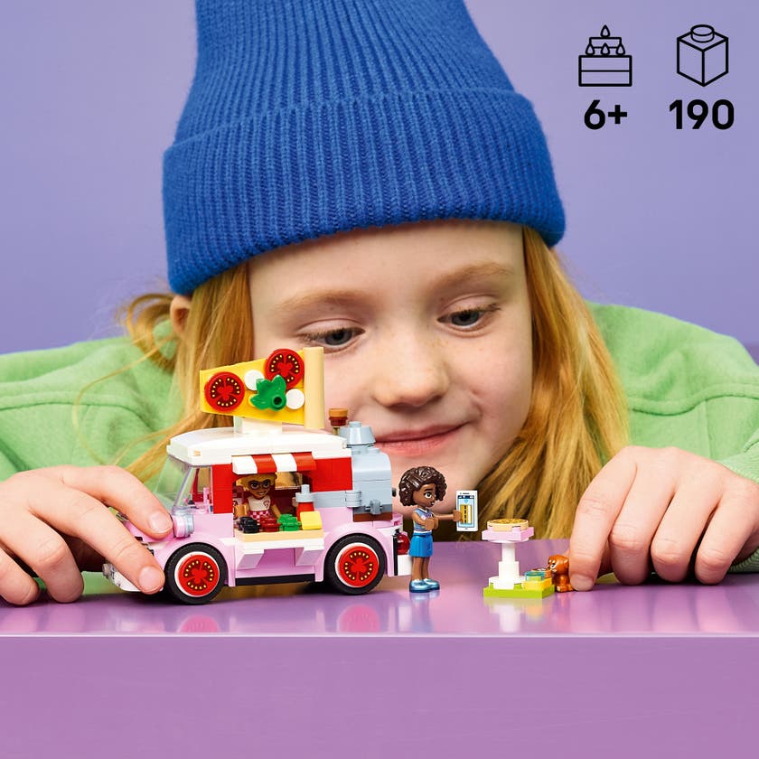 LEGO® Friends Pizzabil, lekesett med byggeleke 42677