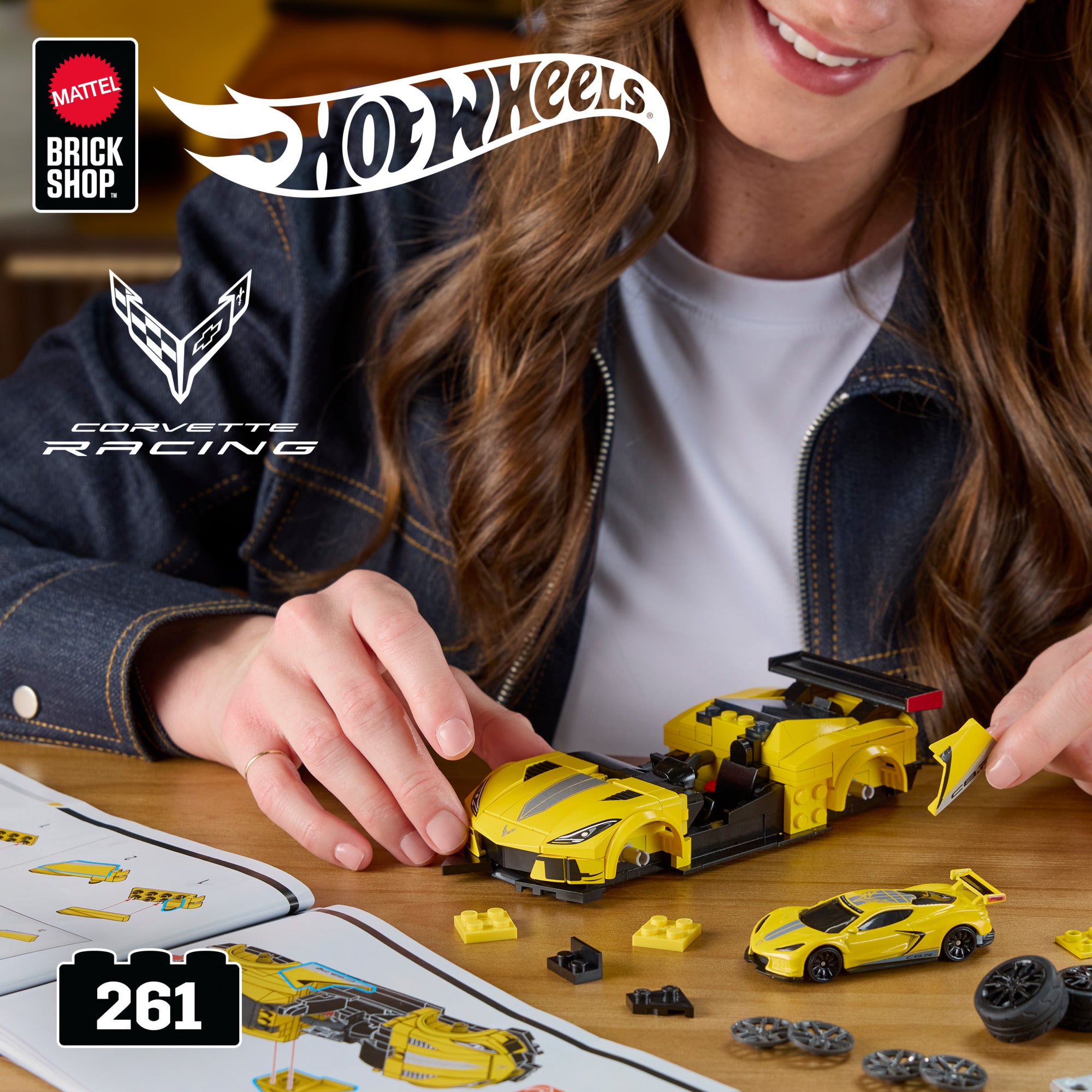 Hot Wheels Corvette C8.R byggesett