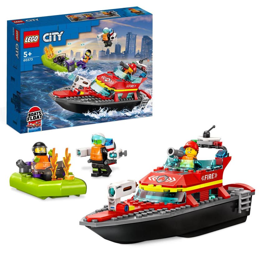 LEGO City 60373, Brannredningsbåt