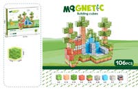 Mag&Play - Building cubes 2 cm 106 stk
