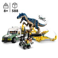 LEGO Jurassic World 76966, Dinosauroppdrag: transportbil med allosaurus