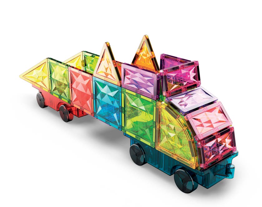Geomag Magnetic Tiles Gems Vehicles