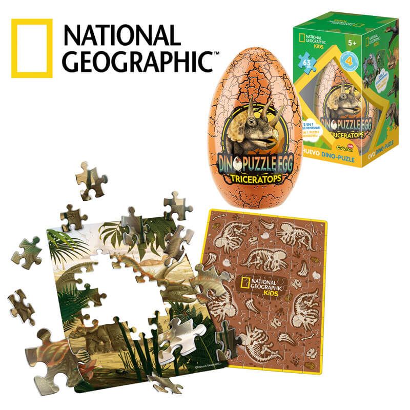 National Geographic Kids, Triceratops Puslespill